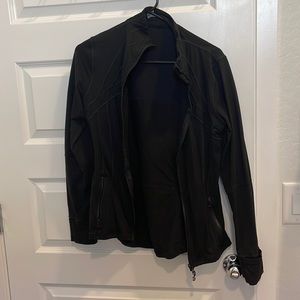 Black athletic jacket